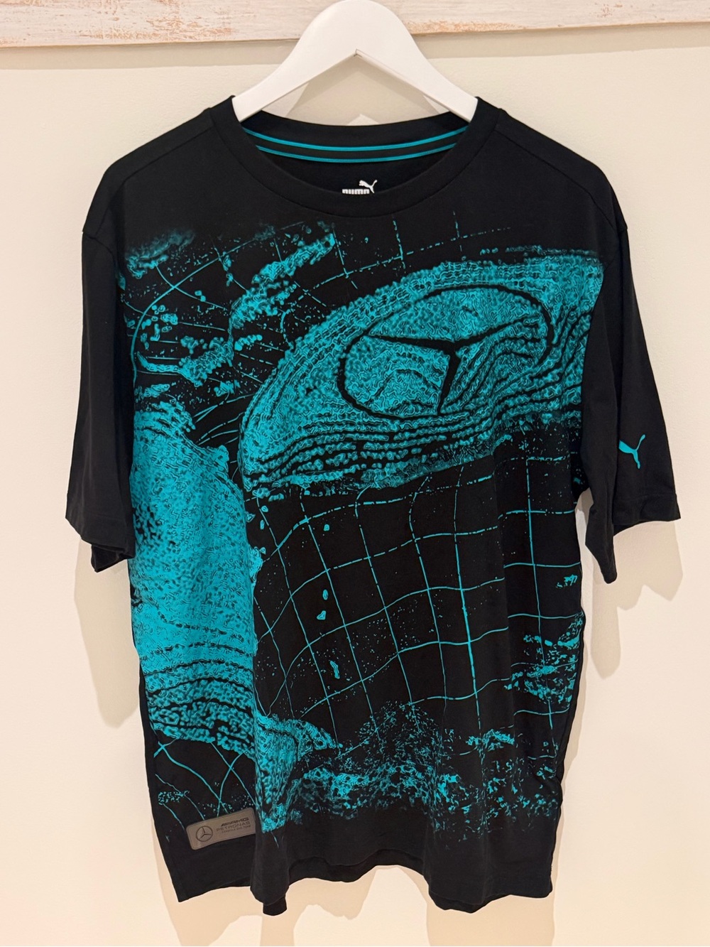 Puma Black T-Shirt AMG Mercedes Petronas